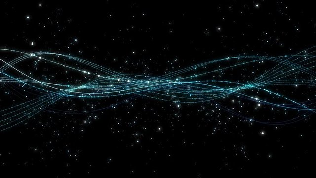 パーティクル ウェーブ アブ ストラクト 背景