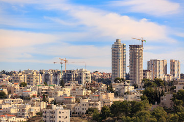 Fototapeta na wymiar Jerusalem buildings