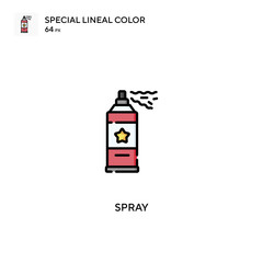 Fototapeta na wymiar Spray Special lineal color vector icon. Spray icons for your business project
