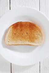 Slice of roasted bread