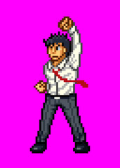 ビジネスマン格闘家01勝利02