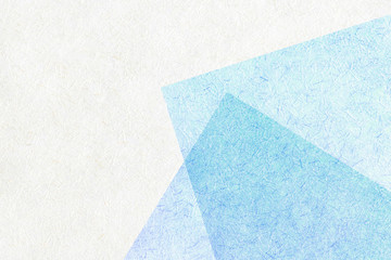 Linen mixed paper overlapping white and blue color 5788