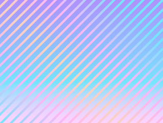 Diagonal stripes pattern. Abstract vector background. Optical illusion, neon glowing. Pink, blue, purple paslel colors. Retro, vintage gradient. Trendy modern design. Banner, wallpaper, web template