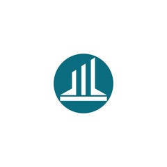 Column icon Logo Template vector