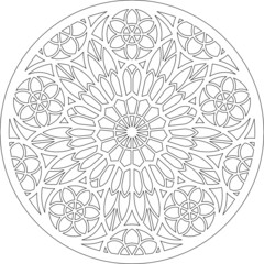 Rose Window Fig.18, round 2, half 1, framework