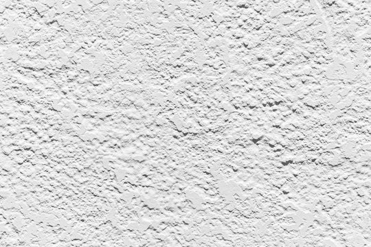 White stone texture cement concrete, rock plastered wall stucco, painted flat fade background of marble white solid floor grain