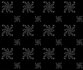 Beautiful Feather pattern seamless design background vector.