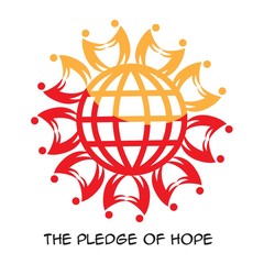 The Pledge of Hope Logo for Tsunami Relief Efforts Charity Drive 2011, Japan
