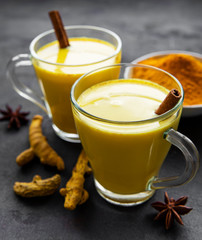 Golden turmeric milk