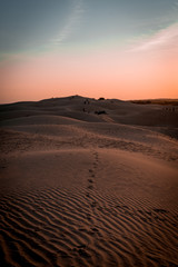 Fototapeta na wymiar Desert sunset