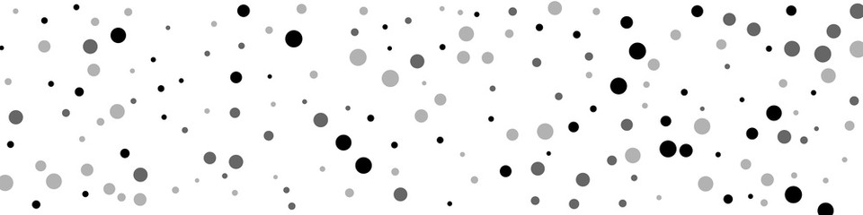 Scattered random black dots. Dark points dispersio