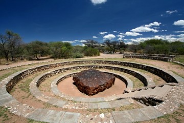 Hoba Meteorite. Biggest meteor that has been found on earth until today. It weighs 60 tons....
