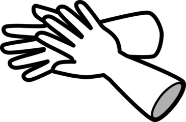 掃除や家事、農業など作業用のビニール手袋