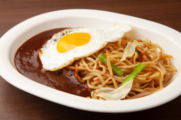 カレー焼きそば