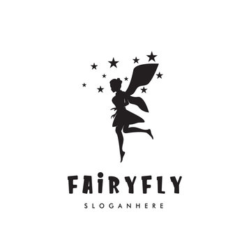 Fairy Logo Design Vector