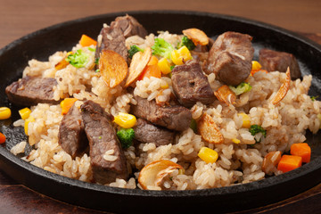 ステーキチャーハン