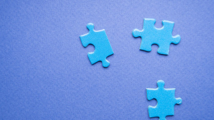 Business Teamwork Concept by Jigsaw Puzzle Pieces