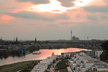 Obraz premium Phoenix-See in Dortmund, Germany