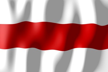 Flag of Belarus - 3D illustration