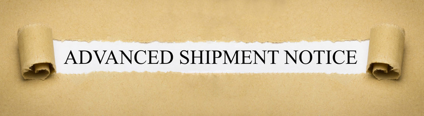Advanced Shipment Notice