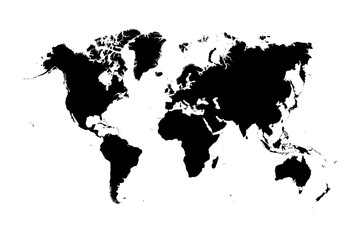 Obraz premium World map vector modern