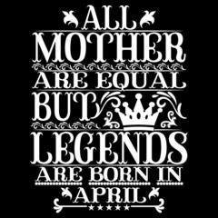 Fototapeta premium Mother's birthday vector design. Birthday t-shirt vector illustration design