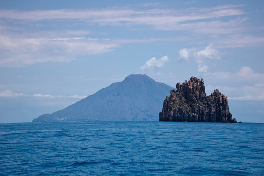 Italy Sicily, Aeolian Islands, Stromboli and Spinazzola
