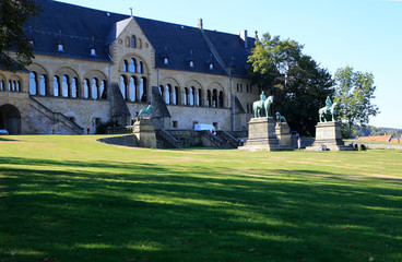 Fototapeta na wymiar Kaiserpfalz, Goslar, UNESCO Welt Kulture Erbe, Niedersachsen , Deutschland, Europa