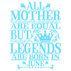 Mother's birthday vector design. Birthday t-shirt vector illustration design