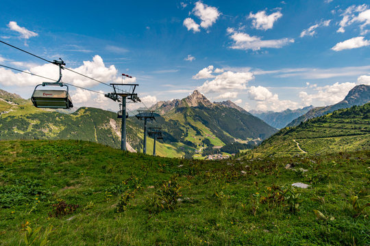 Climbing the Karhorn Via Ferrata near Warth Schrocken in the Lechquellen Mountains