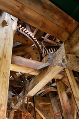 Grosse Windmuehle in Varel, Muehlenstrasse, Niedersachsen, Deutschland, Europa