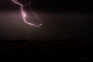 lightning in the night