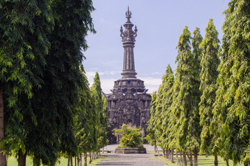 3 June 2013, Bali, Indonesia: Bajra Sandhi Monument, Renon Park, Denpasar, Bali, Indonesia.