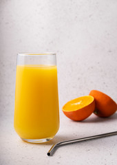 Fototapeta premium selective focus, fresh orange juice