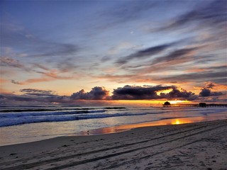 beach sunset