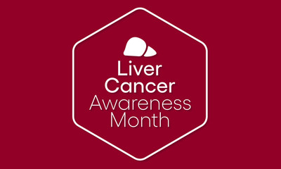 Vector illustration on the theme of Liver Cancer awareness month observed each year during October.