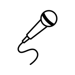 Microphone icon vector