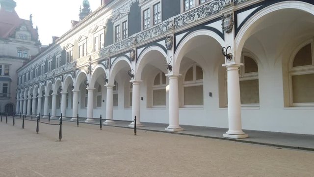 Dresden Sachsen Stallhof Frauenkirche Neumarkt Deutschland Kunstakademie