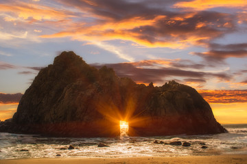 The sunset of my dreams at Pfeiffer Beach