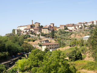 Fototapeta na wymiar Italia, Toscana, Firenze, il paese di Pelago.