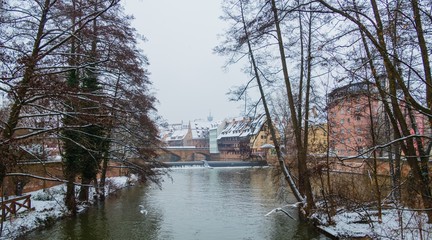 Nürnberger Pegnitz Winter 