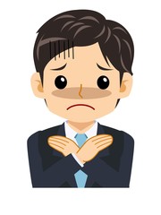 新入社員の男性