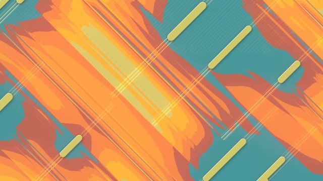 Moving forward in spite of various difficulties concept 3d render loop animation