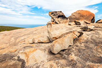 Fototapeta na wymiar Iconic Remarkable Rocks on Kangaroo Island, South Australia