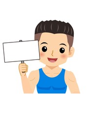 運動部の男の子