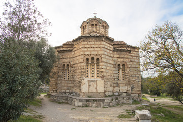 Fototapeta na wymiar Church of the Holy Apostles, Athens, Greece