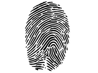 指紋 ベクター アイコン セキュリティ認証 | Fingerprint vector icon security identification