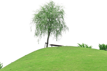 丘の上の休憩所