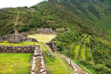 Choquequirao, one of the best Inca ruins in Peru.