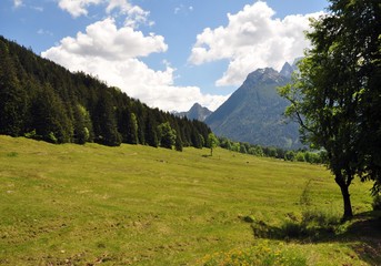 Unterwegs zur Modaualm im Berchtesgadener Land